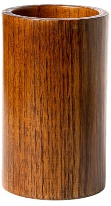 LVUNZJCA Soporte para Utensilios de Cocina Soporte de Madera for Palillos Chinos, Estilo Retro, con Drenaje(9x15cm)