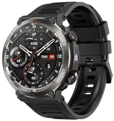 Blackview W50 Pro (Hardened Smartwatch - 1.45'' - Built-in Microphone) Black