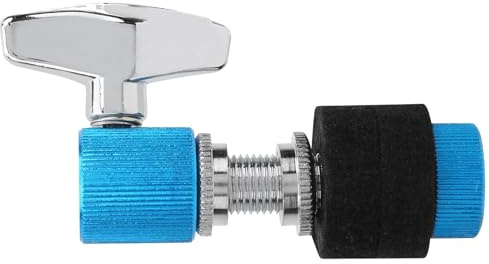 Ycauty HiHat-Kupplungen, Langlebiger Ersatz aus Aluminiumlegierung für Jazz-Drum-Kits, Percussion-Instrumententeile für Standard-Jazz-Drum-Ausrüstung, Blaue Farbe (Blau)
