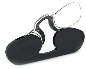 Nooz Optics Unisex ärmellose Lesebrille - Schlanke & leichte lesebrille für Damen & Herren mit kompaktem Etui - Erhältlich in verschiedenen Dioptrienstärken & Farben, Rechteckig