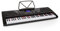 Schubert Etude - Teclado Piano Digital, Piano electrico de aprendizaje, 61 teclas con luz, Función de grabación y reproducción, 3 modos de aprender, USB, 225 sonidos, Negro