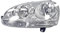 BESTPRICE 1x Hauptscheinwerfer vorne links H7 Frontscheinwerfer mit Elektromotor, Kompatibel mit VW GOLF V (1K1), GOLF V Variant (1K5), JETTA III (1K2)