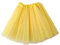 YiMiny 2024 Damen Tüllrock 50er Tütü Karneval Damen Tutu Fasching Hochwertige Plissee Gaze kurzen Rock Erwachsenen Tutu Tanzen Rock Kurz Ballett Tanzkleid Ballkleid(Gelb)