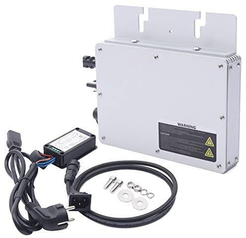 Microonduleur 300 W avec écran LCD solaire Grid Tie Inverter Module photovoltaïque MPPT Onduleur IP65 étanche Micro onduleur