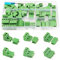 YIXISI 25 Set PCB Mount Screw Terminal Block Pluggable, 5.08mm Pitch 2/3/4 Pin Straight Plug-in PCB Screw Terminal Block Connector, for PCB
