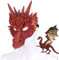 SHZMJL Masque de tête de mort avec mâchoire mobile, masque de dragon 3D pour adulte, masque de visage d'animal effrayant pour la fête d'Halloween (Masque Dragon 3D)