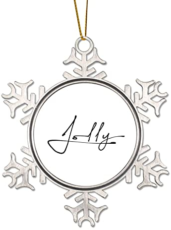 Zinn Zinn Schneeflocke Weihnachtsschmuck lustig Christbaumschmuck Hängend Deko Weihnachten Metall Souvenir Neujahr Geschenke für Familie