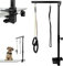 JNGLGO Haustier Fellpflege Arm mit Klemme Faltbar Haustierpflegearm mit Hundepflege Schlaufe & Halterungen ohne Sitzen, 40-89CM Höhenverstellbar Tierpflegearm für große und kleine Hunde