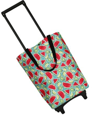 Einkaufstrolley, Einkaufstasche mit Rädern, Oma-Trolley, Einkaufstrolley, Einkaufstasche, einfache Aufbewahrung, wasserdicht, strapazierfähig, zum Einkaufen, für den Supermarkt und auf Reisen