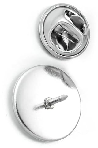40 Sets DIY Rohlinge Brosche Herstellung Set 304 Edelstahl Brosche Cabochon Rohlinge Brosche Zubehör 12.5mm Brosche Lünette Tabletts Mit Schmetterlingsnadel Für DIY Schmuckherstellung