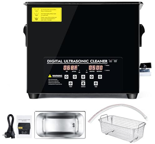 Ultraschallreinigungsgerät, Ultraschall Edelstahl Reinigungsgerät, Ultraschallreiniger Ultraschall Schmuck Reiniger Ultraschallglas Reinigungsmaschine für Labor, Haushalt und Industrie(EU 220V)(15L)