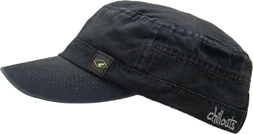 CHILLOUTS EL Paso Hat - Military Cap - Washed Navy - Einheitsgröße - Sun Protection - Frühling/Sommer