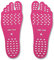 Olanstar Unisex Aufkleber Klebstoff Foot Pads Stick auf Sohle Anti-Rutsch Anti-Kratzer Wasserdicht Hitzebeständig Aufkleben Füße für Gehen, Strand, Schwimmen, Draussen rutschfeste Yoga Socken (5 Paar)