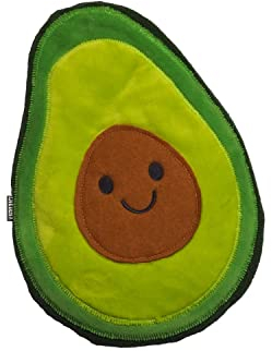 bitten Avocado Körnerkissen mit Lavendelduft - Polyester - Avocado-förmiges Körnerkissen - Wärmekissen - Unique - Grün
