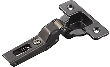 Charnière invisible salice 200 ea45 - Coudure de charnière : 9 mm - Décor : Nickelé - Entraxe : 48 mm - Fixation : A tourillons - Montage : En demi-applique - Ressort : Avec - SALICE