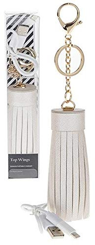 Shudehill Giftware Novelty Champagne Portable Charger Tassel