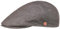 Mayser Sidney Leinen Flatcap Schirmmütze Schiebermütze Leinencap Herren - Made in The EU mit Schirm, Futter Sommer Frühling-Sommer - 57 cm braun