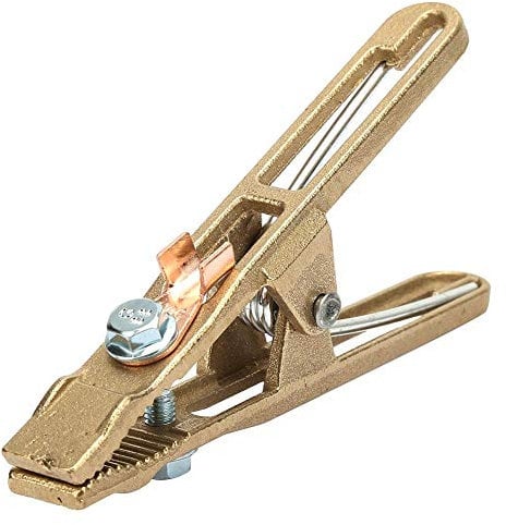 Welding Earth Clamp, Brass A-Shape Welding Ground Clamp for Welding Machine(260A)