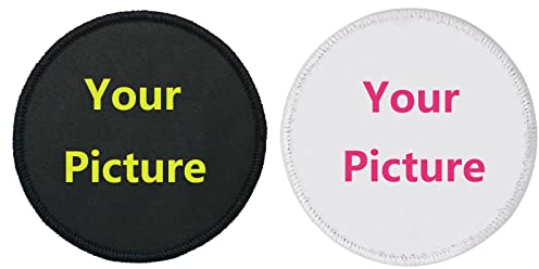 Custom Your Image, Custom Tactical Hook Backing Patches, Custom Round Printing Club School Company Logo Badge Patch
