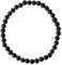 Coco Papaya Bracelet Obsidienne Noire - Boules 4mm