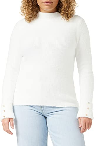 Morgan Frau haariger Draht 202-Morik.n Pull-over, Off White, M EU