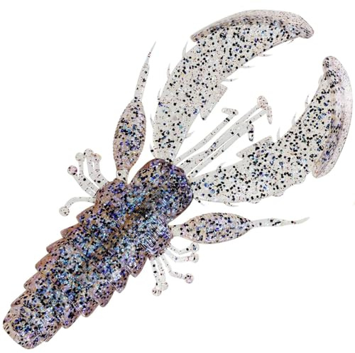 Westin CreCraw Creaturebait 8,5cm 7g - 5 Gummikrebse, Farbe:Oyster