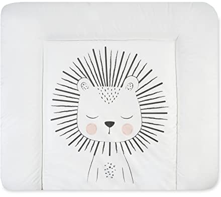 Julius Zöllner Wickelauflage Softy 75x75 cm - Wickelunterlage - wasserdicht und abwischbar - Made in Germany – Oeko-Tex Standard 100 – Lion