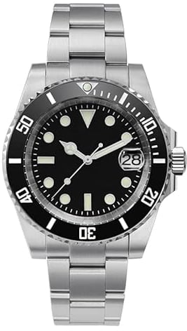 San Martin SN017 Diver Ghost Luxus-Armbanduhr, Saphirglas, automatische mechanische Uhren, Keramik-Lünette, 20 Bar, leuchtendes Zifferblatt, Armbanduhren, Schwarz ohne Logo, Klassisch