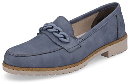 Rieker Damen Slipper 51863, Frauen Slip On,lose Einlage
