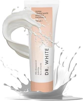Dr. White Aufhellungscreme für Intime- und Körperzonen, natürliche Aufhellung für ebenmäßige und feuchtigkeitsspendende Haut, 100 ml AlohaLabs