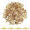 Giantree 200 Stück Mini Brads, Musterklammern Metall Runde Gold/Silber/Farbe Musterklammern rundkopfklammern für Scrapbooking Papier Briefklammern Basteln HandwerkDIY Kunsthandwerk 17 x 8mm (Gold)