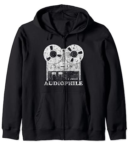 Audiophile - Reel to Reel Tape T-Shirt Kapuzenjacke