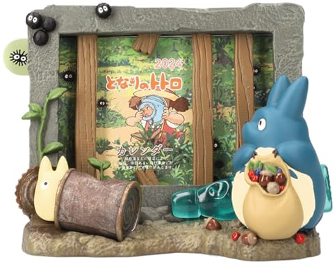 Benelic CL-751 Wandkalender 2024 Mein Nachbar Totoro Gras, 16 x 13 cm