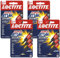 Loctite Super Attak Power Flex MINI TRIO GEL, Colla liquida trasparente e istantanea per materiali flessibili, resistente in formula gel, Colla per scarpe, pelle, gomma e cuoio, 3x1g (Confezione da 4)