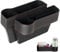 Boîte de Rangement pour Siège, Auto Seat Gap Organisateur, Organiseur de Siège de Voiture Universel en Cuir PU avec Porte-Gobelet, pour Le Stockage Portefeuille, Cartes (2PCS, Noir)