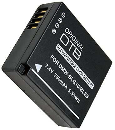 Akku kompatibel mit Panasonic Lumix DMC-GX80, 750mAh,wie: DMW-BLG10/E,DMW-BLE9/E