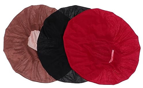 Healeved 9pcs Sleep Cap for Women Hair Cap Stretchable Band Polyester Headband for Hair