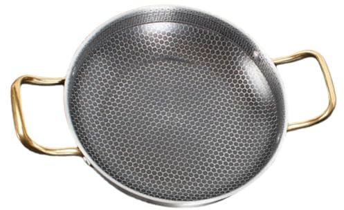 Alipis non stick pan antihaft topf Induktionspfanne doppelt daran arbeiten wok Bratpfanne mit Antihaftbeschichtung Antihaftbeschichtete Bratpfanne aus Edelstahl Rostfreier Stahl Amphora