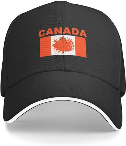Baseballmütze Hip Hop Sonnenhut Canada Place Flag Shirt Baseballmütze Strandtasche Fashion Boy Cap Damen Geburtstagsgeschenk für Männer Frauen