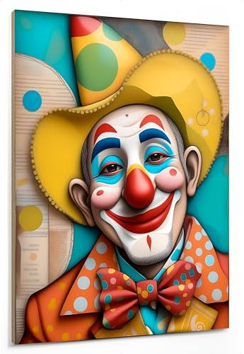 emmena - Bild Dolce Clown bunt - 18 x 24 cm