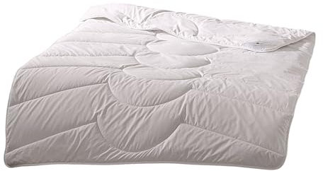 Traumschlaf Kamelhaardecke Sommerdecke leicht · 100% Kamelhaar Füllung · Temperaturausgleichend, feuchtigkeitsregulierend & Atmungsaktiv · Waschbar bis 30°C 155x220 cm