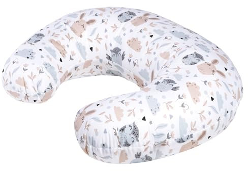 Pepi - Stillkissen - Stillhörnchen - Still Kissen Nursing - Stillkissen Baby - Lagerungskissen - Schwangerschaftskissen - Kissen Schwangerschaft - Pregnancy Pillow - (Forest Friends)
