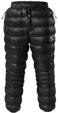Naturehike Piuma D'Anatra Pantaloni,Pantaloni Termici Invernali con Tasche Laterali Ultraleggero da Sci Pantaloni Impermeabili Donna Uomo Neve Arrampicata Escursionismo Pantaloni