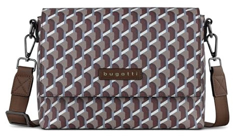 bugatti Ella Schultertasche für Damen, Frauen-Umhängetasche aus Kunstleder in oyard