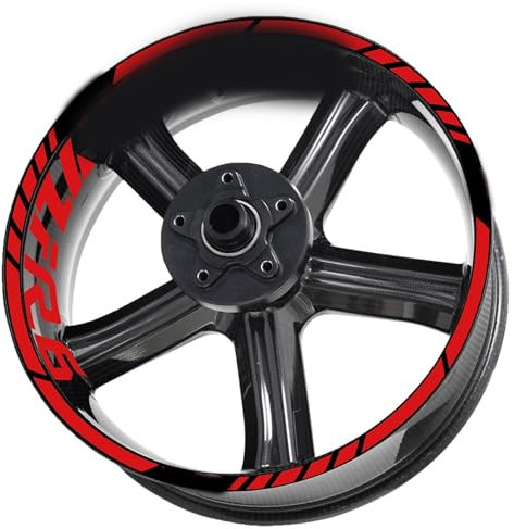 WARFEL Accessori Anteriore in Vinile per Y&amaha Adesivo R6 Moto Decal Logo Stemma 2022 2021 2020