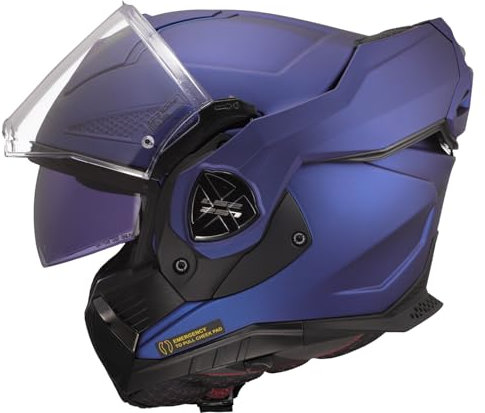 LS2, Modularer Motorradelm ADVANT X SOLID Navy Blue, S