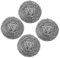 Alwodici 4 Pcs Kettle Descaler Balls Reusable Steel Wire Ball Kettle Limescale Remover Multifunctional Descaler For Kettle Effectively Cleans Stains And Scale, Suitable For Kitchen Dining Rooms Bathro