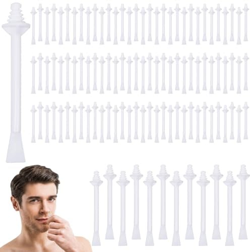 Nasenwachs Stäbchen, 125 Stück Nasenwachs Sticks,Nasenhaar Wachs Sticks, Nasenhaar Wachs Applikatoren Geeignet zur Schnellen Nasenhaarentfernung erhältlich für Männer und Frauen