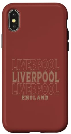Vintage Liverpool England Case for iPhone X/XS