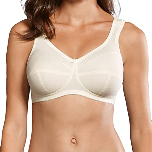 Anita Damen BH (Ohne Bügel) 5427 Entlastungs-BH Jana | Dreigeteilte Cups, weich gepolsterte Komfortträger, funktionelle Rückenform, angenehmes Hautgefühl